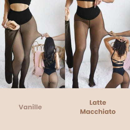 Freya Tights™ - Fleecelined shaping strømpebukser til vinter